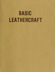 Cover of: Basic leathercraft.