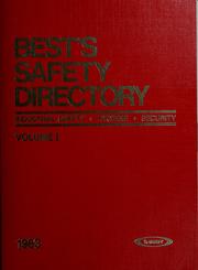 Cover of: Best's safety directory by 