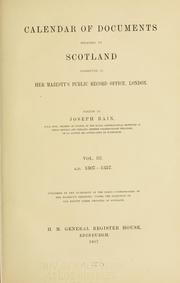 Cover of: Calendar of documents relating to Scotland preserved in Her Majesty's Public Record Office, London. by Public Record Office