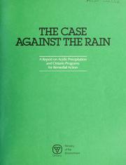 Cover of: The Case against the rain by 