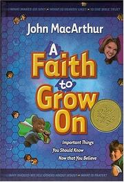 Cover of: A faith to grow on