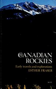 Cover of: The Canadian Rockies by Esther Fraser
