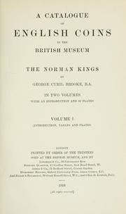 Cover of: A catalogue of English coins in the British museum. by British Museum