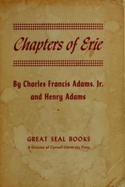 Cover of: Chapters of Erie by Charles Francis Adams Jr.