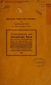 Cover of: Biologische studien über dytisciden