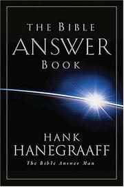 Cover of: The Bible answer book: from the Bible answer man