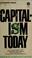 Cover of: Capitalism today