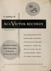 Cover of: A catalog of RCA Victor records: [1948]