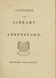 Cover of: Catalogue of the library at Abbotsford ...