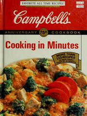 Cover of: Campbell's cooking in minutes cookbook by edited by Pat Teberg.