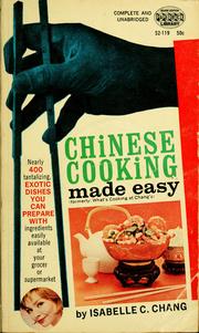 Cover of: Chinese cooking made easy