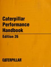 Caterpillar performance handbook.