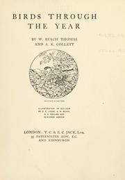 Cover of: Birds through the year by Thomas, William Beach Sir