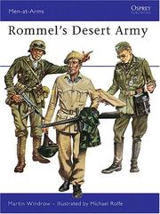 Cover of: Rommel's Desert Army by Martin Windrow