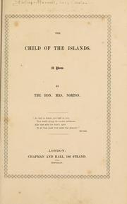 Cover of: The Child of the Islands: a poem