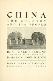 Cover of: China: the country and its people