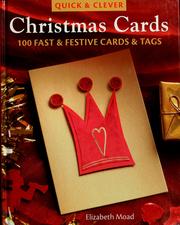 Cover of: Christmas cards: 100 fast & creative cards & tags