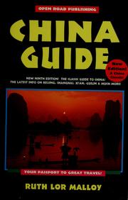 Cover of: China guide by Ruth Lor Malloy