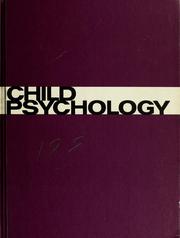 Cover of: Child psychology by Wallace A. Kennedy