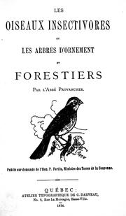 Cover of: Les oiseaux insectivores et les arbres d'ornement et forestiers