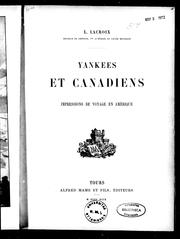 Cover of: Yankees et Canadiens: impressions de voyage en Amérique