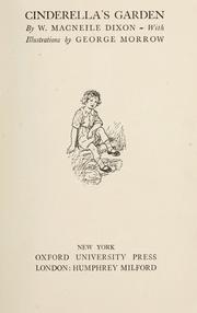 Cover of: Cinderella's garden by Dixon, W. Macneile
