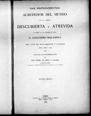 Cover of: Viaje político-científico alrededor del mundo by Alejandro Malaspina