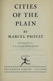 Cover of: Cities of the plain