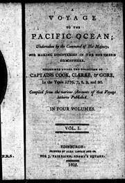 Cover of: A voyage to the Pacific Ocean: undertaken by the command of His Majesty for making discoveries in the Northern Hemisphere : performed under the direction of Captains Cook, Clerke, & Gore, in the years 1776, 7, 8, 9, and 80