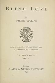 Cover of: Blind love by Wilkie Collins