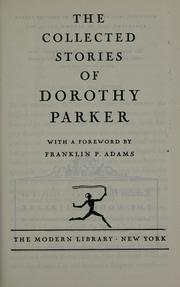 Cover of: The collected stories of Dorothy Parker