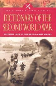 Cover of: Dictionary of the Second World War