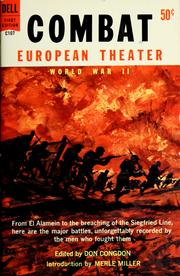 Cover of: Combat: European theater, World War II