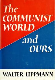 Cover of: The Communist world and ours.