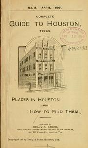 Cover of: Complete guide to Houston, Texas by 