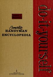 Cover of: Complete handyman do-it-yourself encyclopedia by by the editors of Science & mechanics.