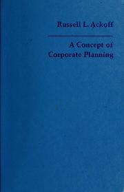 A concept of corporate planning