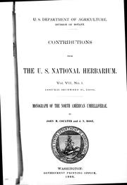 Cover of: Monograph of the North American Umbelliferae
