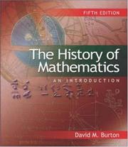 Cover of: The History of Mathematics by David M. Burton