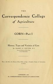 Corn culture by Harry B. Potter