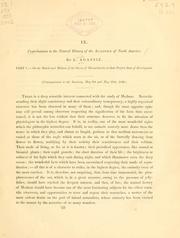 Cover of: Contributions to the natural history of the Acalephae of North America. by Jean Louis Rodolphe Agassiz