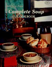 Cover of: Complete soup cookbook. by 
