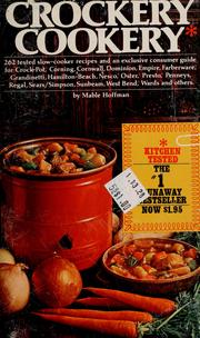 Cover of: Crockery cookery