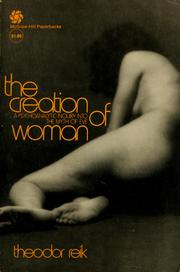 Cover of: The creation of woman. by Theodor Reik