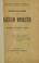 Cover of: Contributo ad una biografia di Gaetano Donizetti