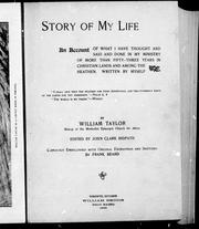 Cover of: Story of my life by Taylor, William
