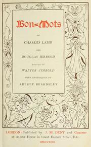 Cover of: Bon-mots of Charles Lamb and Douglas Jerrold