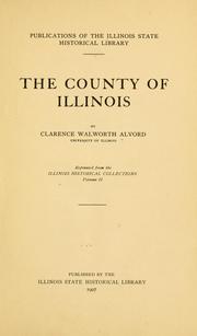 Cover of: county of Illinois