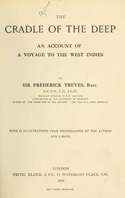 Cover of: The cradle of the deep: the account of a voyage to the West Indies