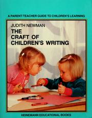 The craft of children's writing by Judith Newman